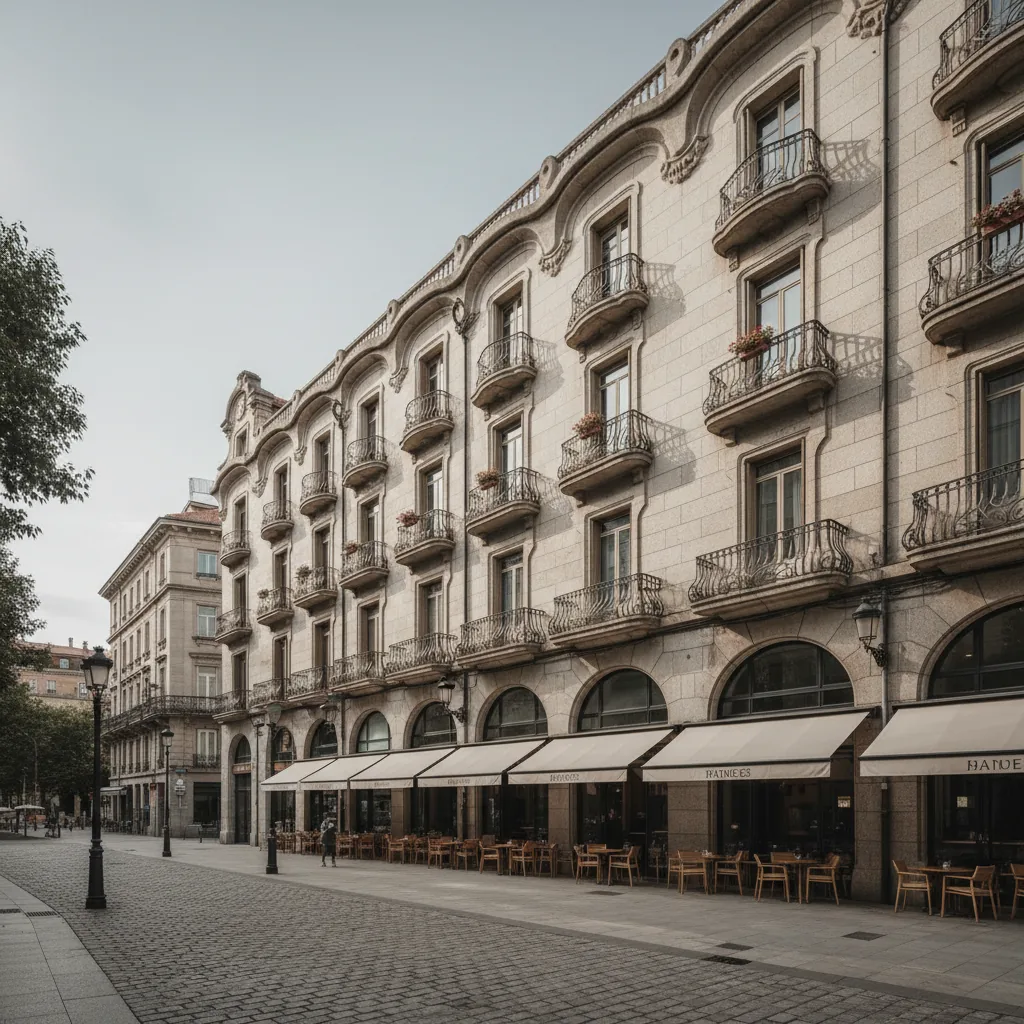 Edificios señoriales en Indautxu, Bilbao, zona típica de reformas integrales